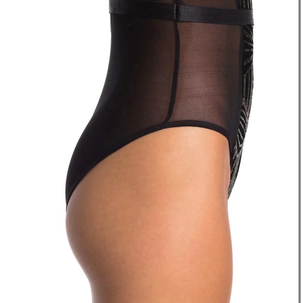 Secret Lace Sequin Panel Bodysuit - Picture 4 of 5